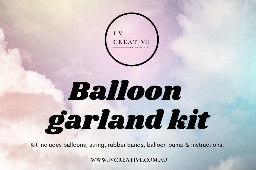 DIY Balloon Kit